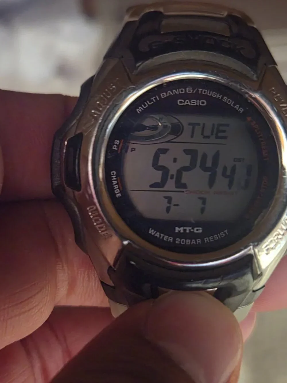 Casio G Shock Stainless Digital